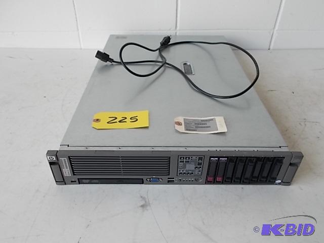 lot 225 image: H.P. DL380G5 Computer Network Server, SN 2UX9...