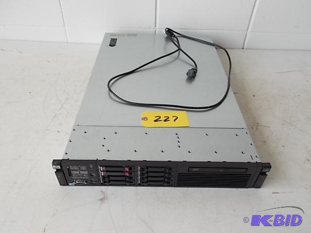 lot 227 image: H.P. DL380G6 Computer Network Server (2) 146 ...