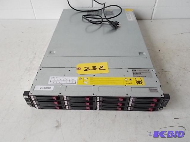 lot 232 image: H.P. LH P4500 Computer Network Storage, (12) ...