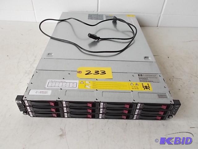 lot 233 image: H.P. LH P4500 Computer Network Storage, (12) ...