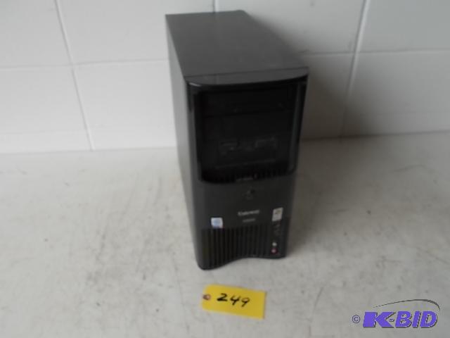 lot 249 image: Gateway D6300 Tower Computer, No Software, SN...
