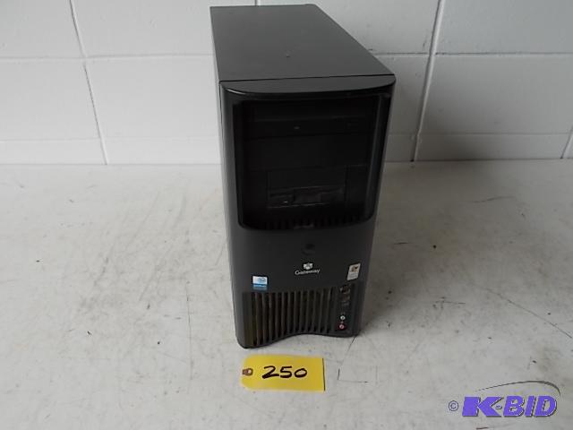 lot 250 image: Gateway D6500 Tower Computer, No Software, SN...