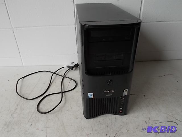 lot 251 image: Gateway D6300 Tower Computer, SN 0034675667, ...