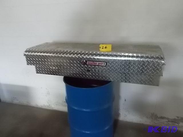lot 26 image: Weatherguard Aluminum Tool Box 56 x 16...