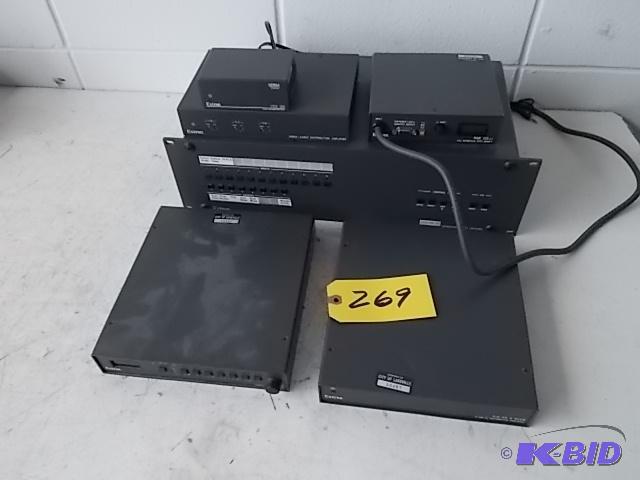 lot 269 image: Asstd Extron AV Components...