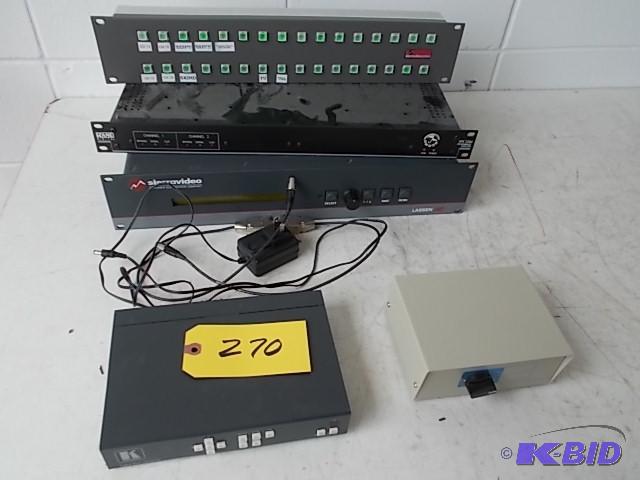 lot 270 image: Asstd AV Components...