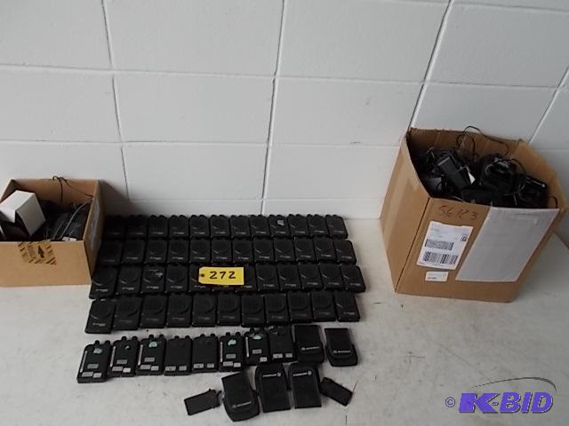 lot 272 image: (50) Motorola Minitor IV & Minitor III P...