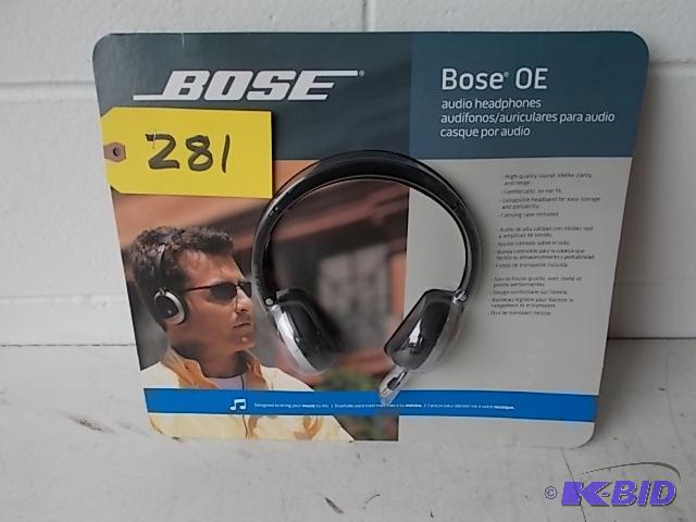 lot 281 image: Bose OE Headphones, New...