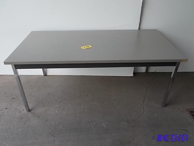 lot 299 image: Office Table, 3 x 6...