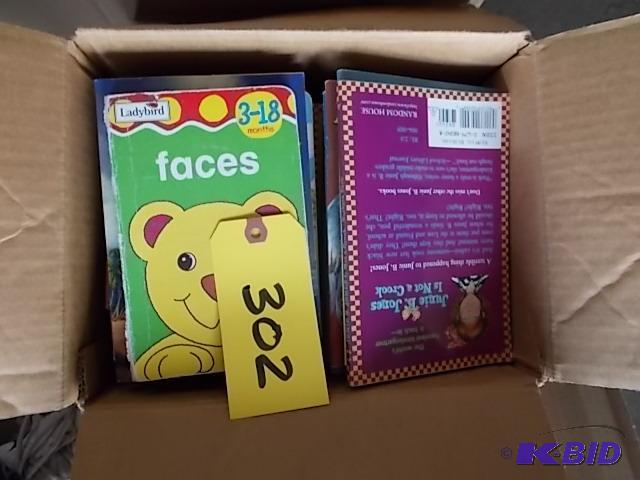 lot 302 image: Box of Asstd Books...