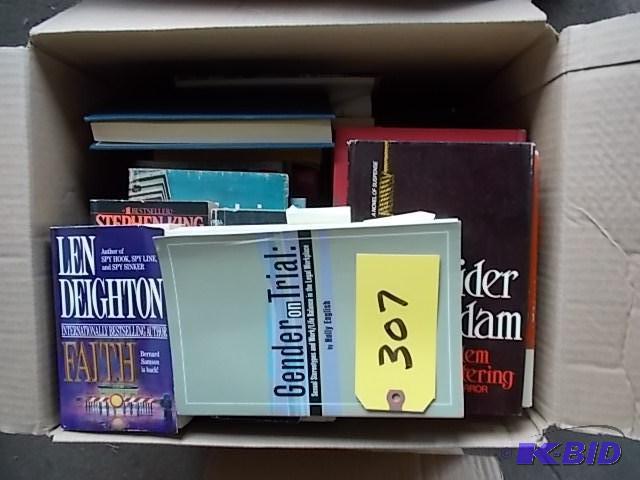 lot 307 image: Box of Asstd Books...