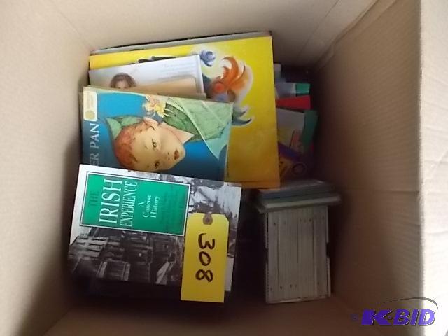 lot 308 image: Box of Asstd Books...