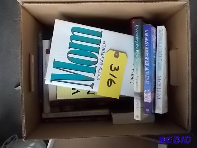lot 316 image: Box of Asstd Books...