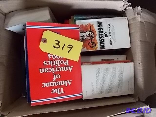 lot 319 image: Box of Asstd Books...
