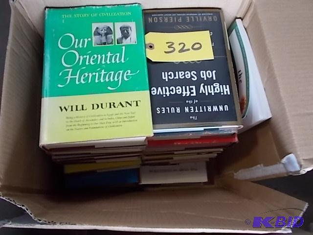 lot 320 image: Box of Asstd Books...