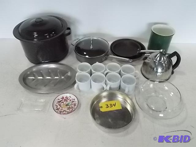 lot 334 image: Asstd Kitchen Items...