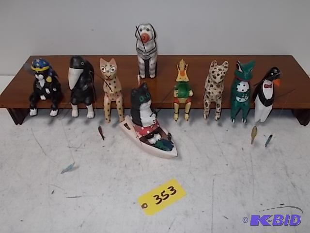 lot 353 image: (9) Characters...