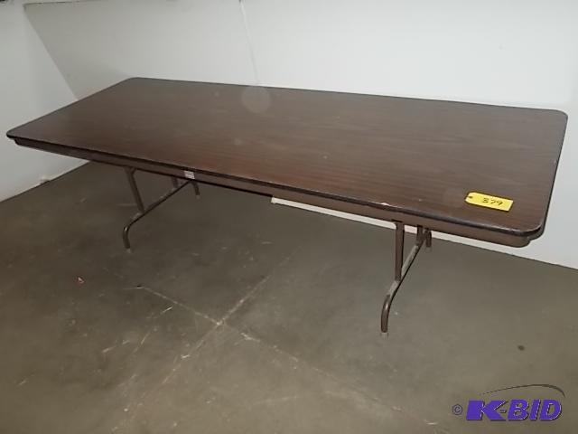 lot 379 image: Folding Table 3 x 8...