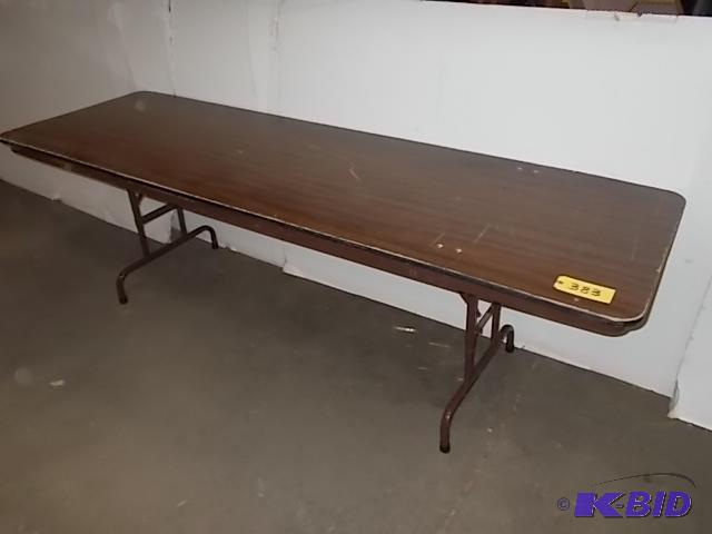 lot 383 image: Folding Table 30" x 8...