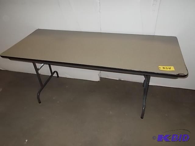 lot 384 image: Folding Table 30" x 6...