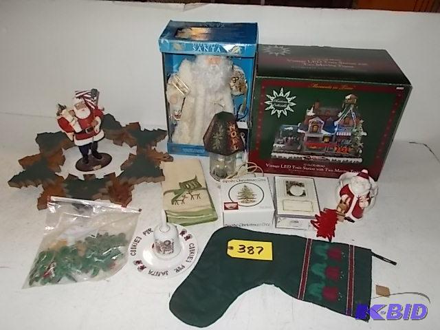 lot 387 image: Asstd Christmas Items...