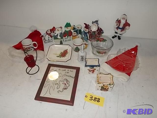 lot 388 image: Asstd Christmas Items...
