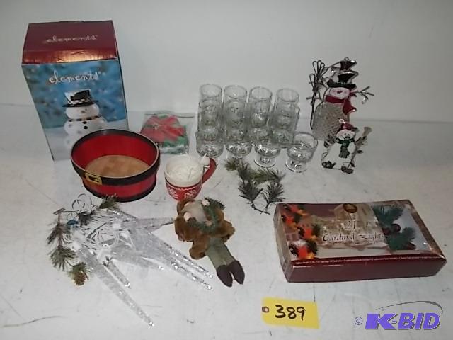 lot 389 image: Asstd Christmas Items...