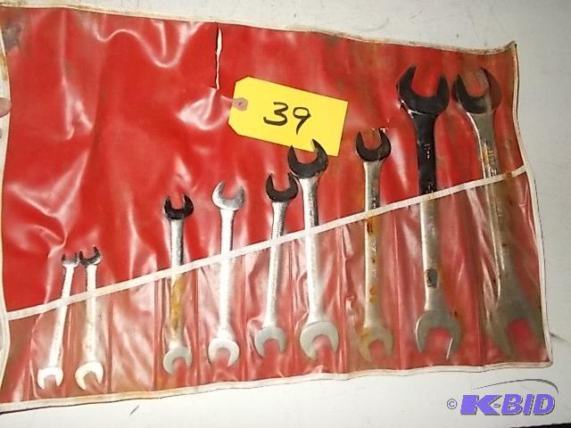 lot 39 image: Asstd Open End Wrenches, 8mm-32mm...