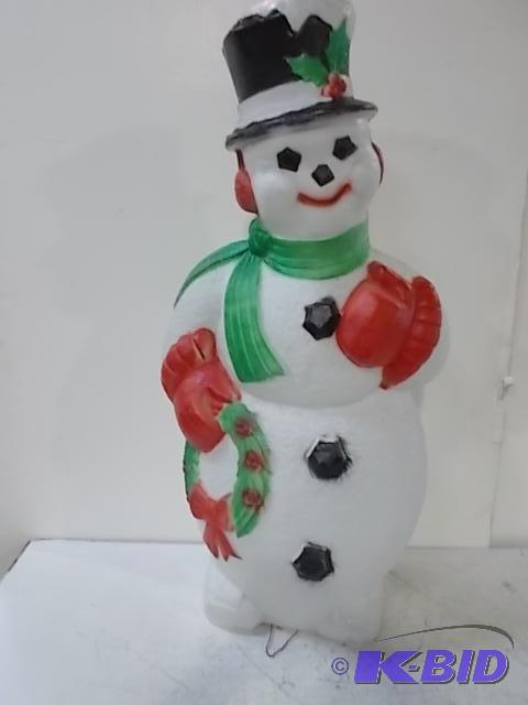 lot 392 image: 44" Lighted Snowman...