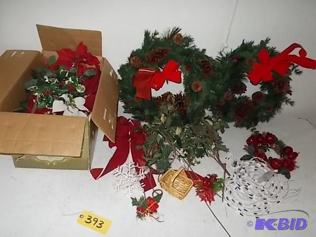 lot 393 image: Asstd Christmas Items...