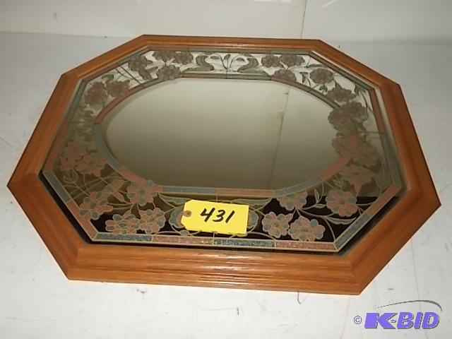 lot 431 image: Mirror 34 x 28...