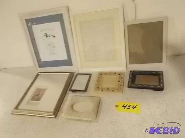 lot 434 image: (8) Asstd Picture Frames...