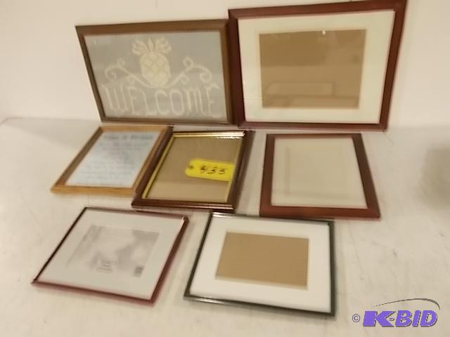 lot 435 image: (7) Asstd Picture Frames...