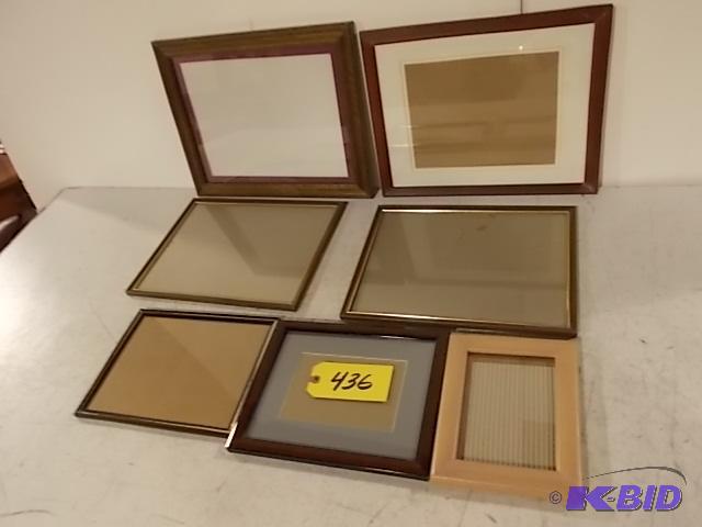 lot 436 image: (7) Asstd Picture Frames...