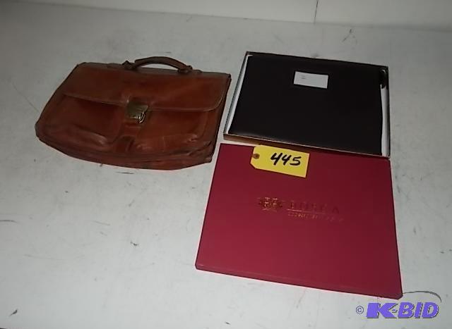 lot 445 image: (2) Leather Cases...