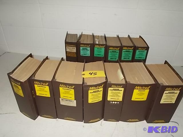 lot 45 image: Asstd Mitchell Repair Manuals...