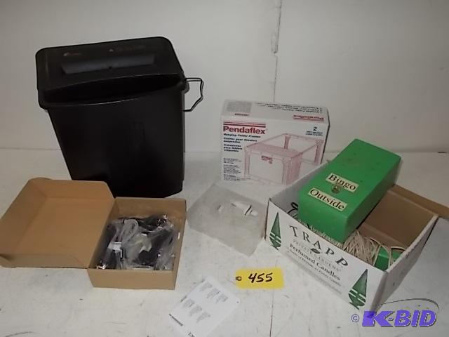 lot 455 image: Asstd&nbspOffice Items & Bingo Light Bi...