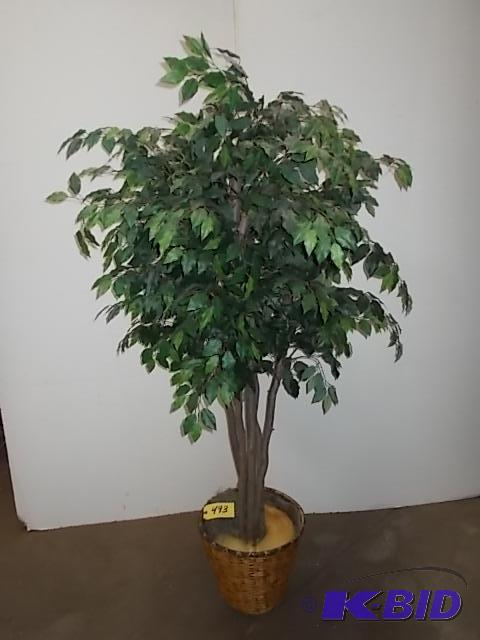 lot 493 image: 6 Faux Tree...