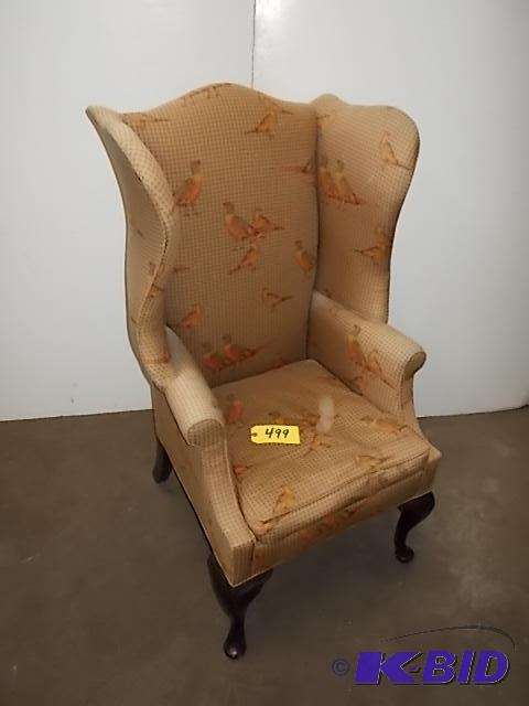 lot 499 image: Wing Chair...