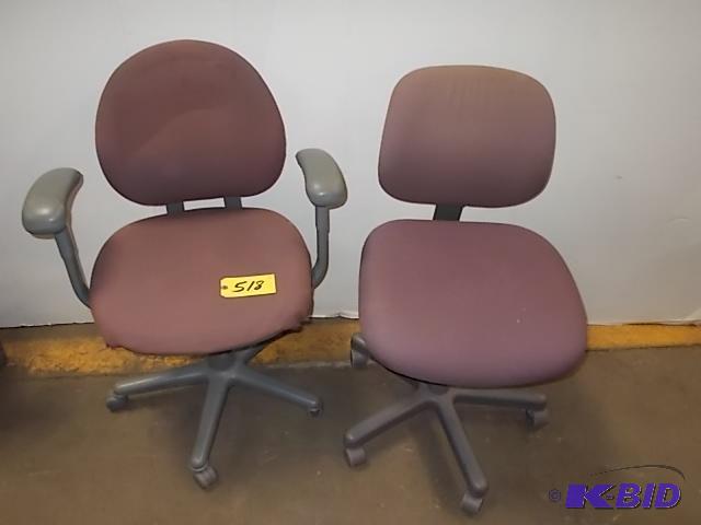 lot 518 image: (2) Task Chairs...