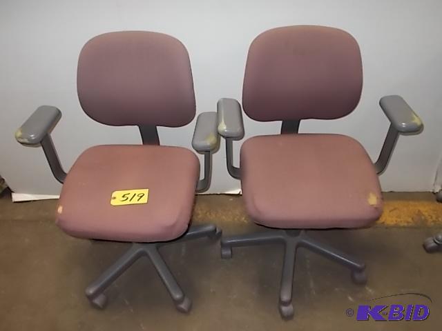 lot 519 image: (2) Task Chairs...