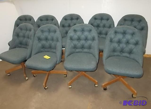 lot 532 image: (9) Conference Chairs...