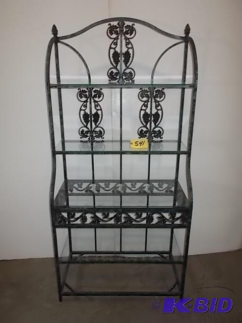 lot 541 image: Bakers Rack, 36 x 19 x 75, Matches Lot 550...
