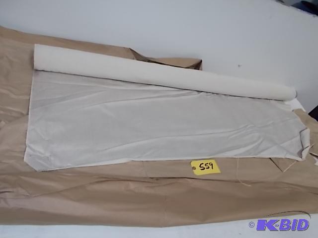 lot 559 image: 55" Wide Roll of Drape Fabric...