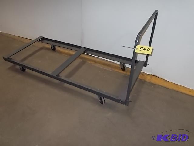 lot 560 image: Cart For Folding Tables, 30" x 6...