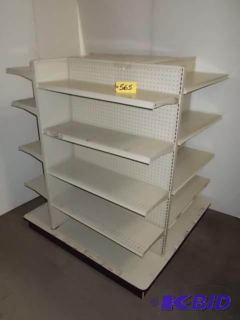lot 565 image: Shelf Island, 51 Square, 61" High...