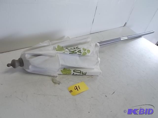 lot 91 image: Patio Umbrells, 6 12  High , Weightable Ba...
