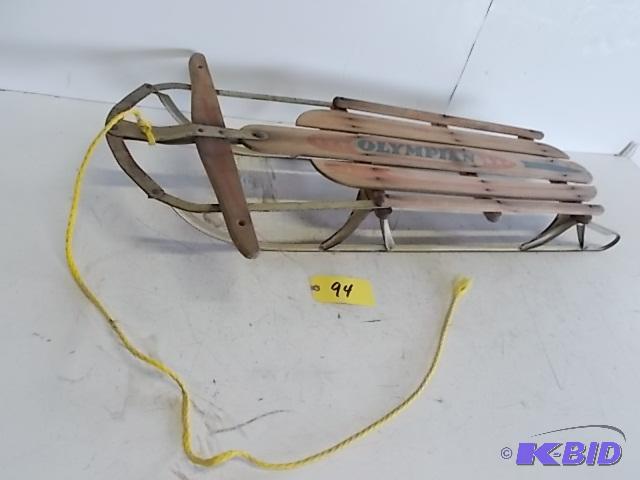 lot 94 image: Vintage Olympian Sled...