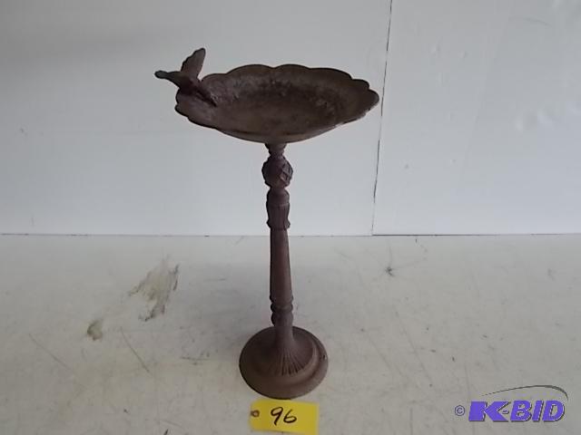 lot 96 image: Bird Bath, Cast Iron...