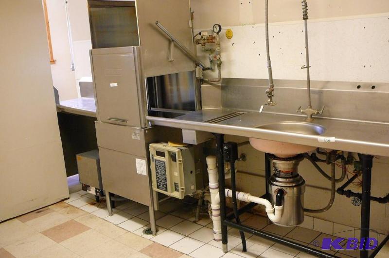 lot 106 image: Hobart commercial&nbspdish washer system wit...